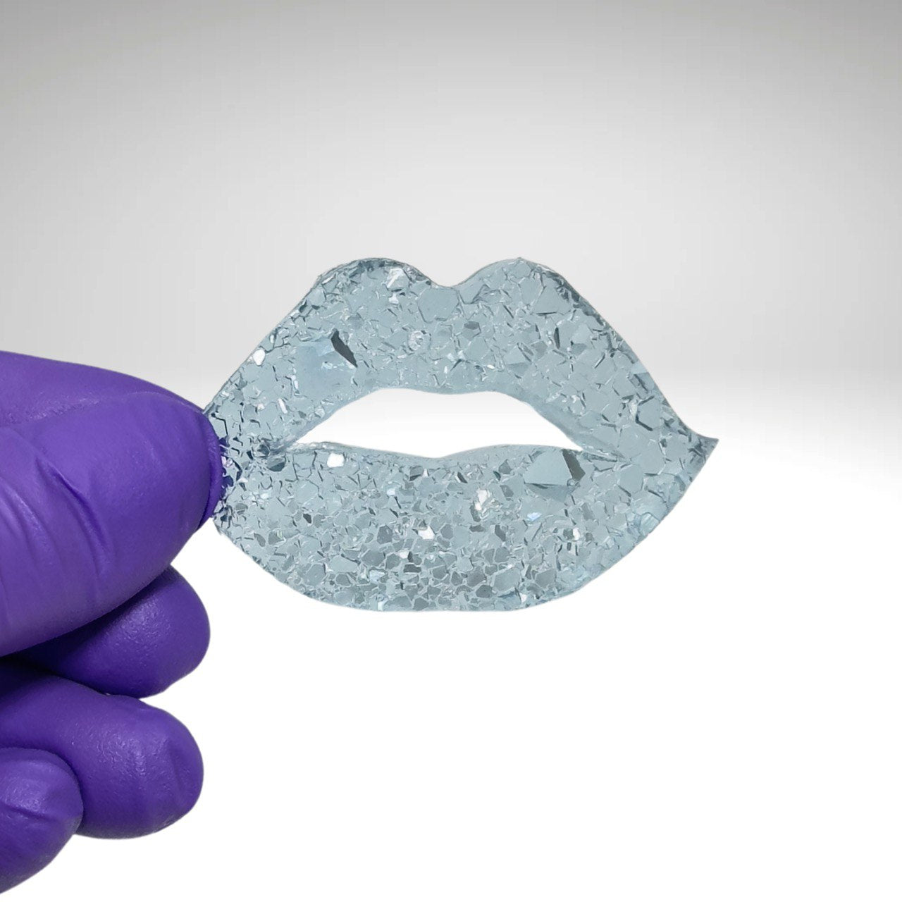 Crystal Lips Druzy Resin Mold - DIY Jewelry Making and Keychain Tool Silicone Mold Ideas Decor Shop