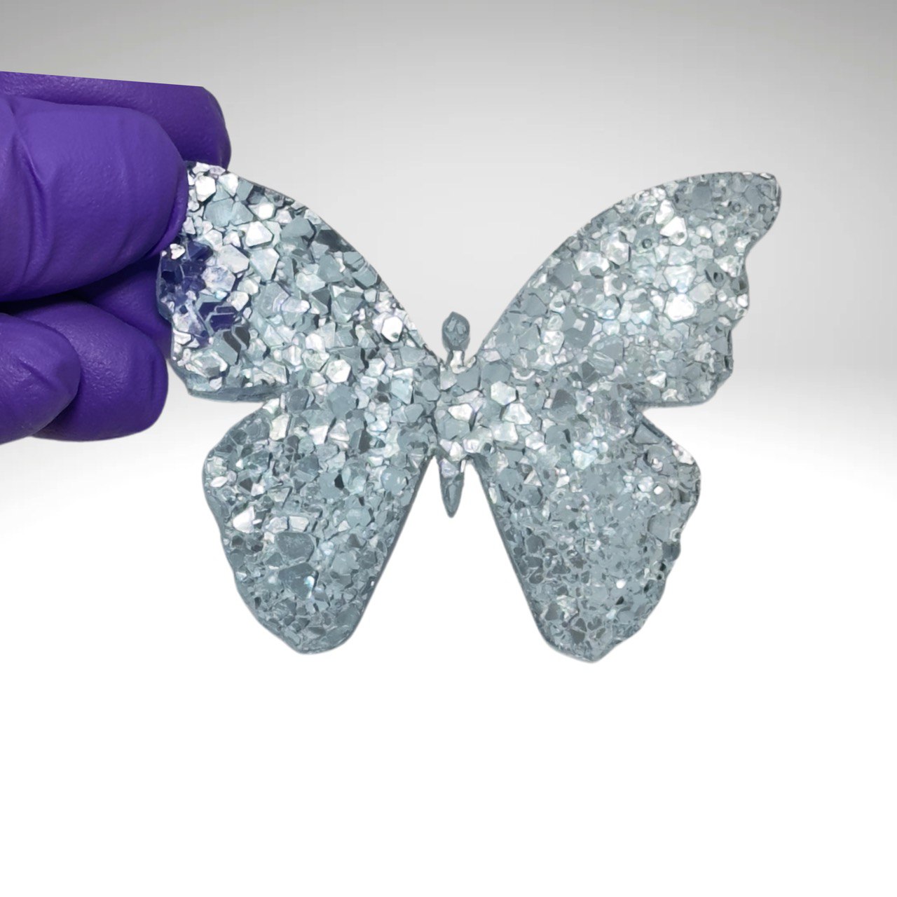 Butterfly Crystal Druzy Resin Mold for Jewelry and Keychain Making Silicone Mold Ideas Decor Shop