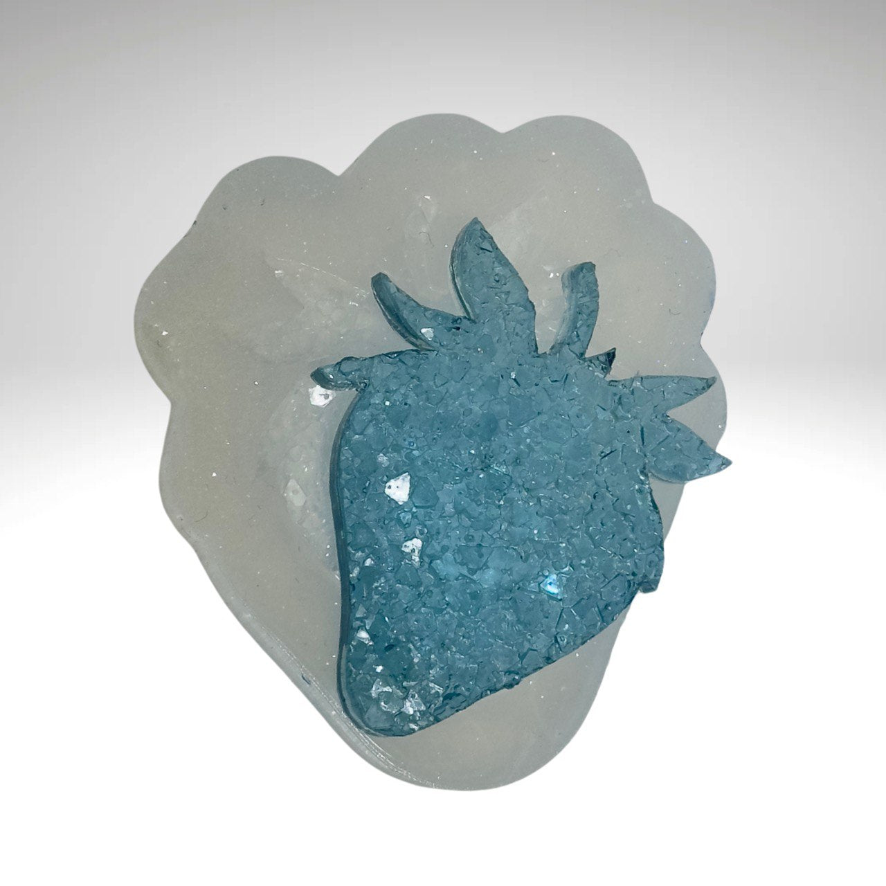 Crystal Druzy Strawberry Mold | Resin Mold for Jewelry and Crafts Silicone Mold Ideas Decor Shop