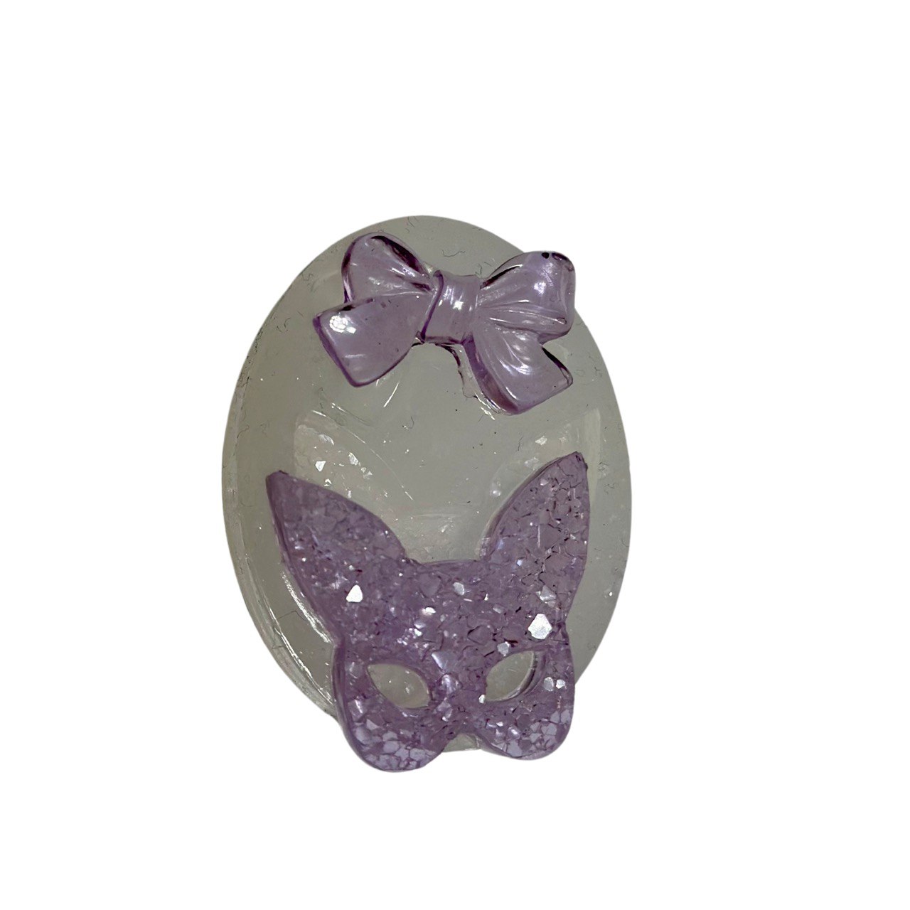 Crystal Druzy Cat Keychain Silicone Mold Set | Cat with Bow Resin Mold Silicone Mold Ideas Decor Shop