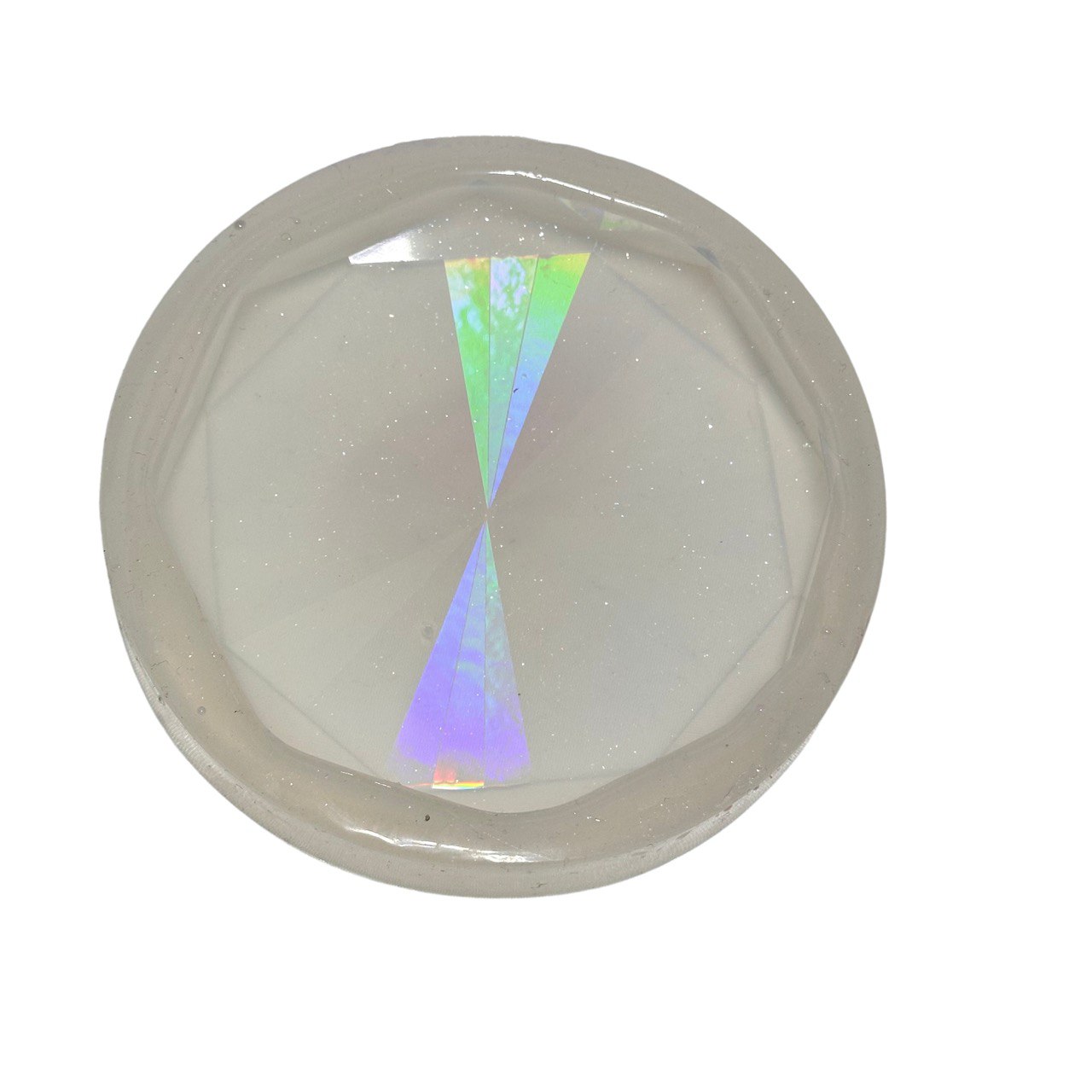 Hexagonal Holographic Coaster Silicone Mold Silicone Mold Ideas Decor Shop