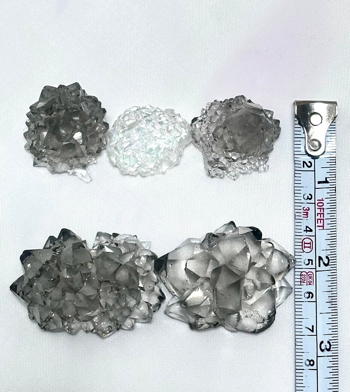 Stunning 5pcs Resin Crystal Cluster Jewelry Silicone Mold Set Silicone Mold Ideas Decor Shop
