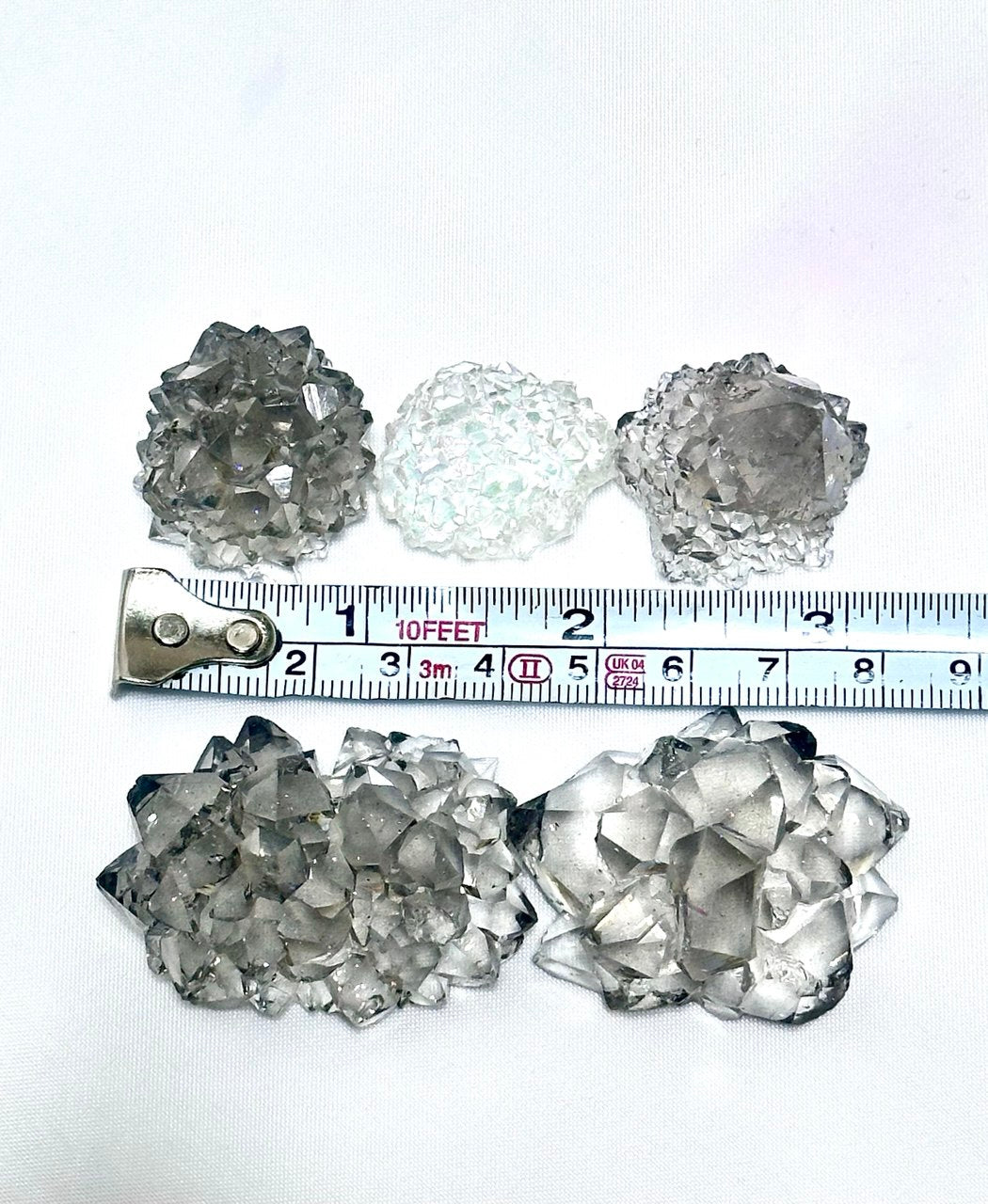 Stunning 5pcs Resin Crystal Cluster Jewelry Silicone Mold Set Silicone Mold Ideas Decor Shop
