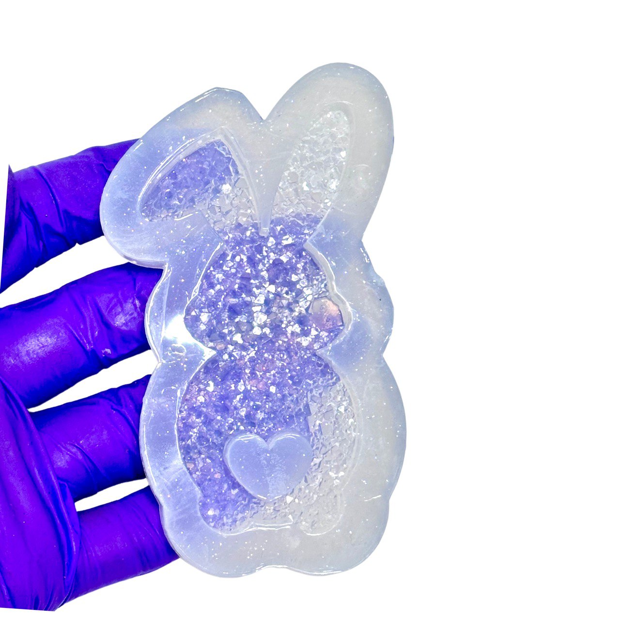 Silicone Mold for Rabbits with Crystals Silicone Mold Ideas Decor Shop