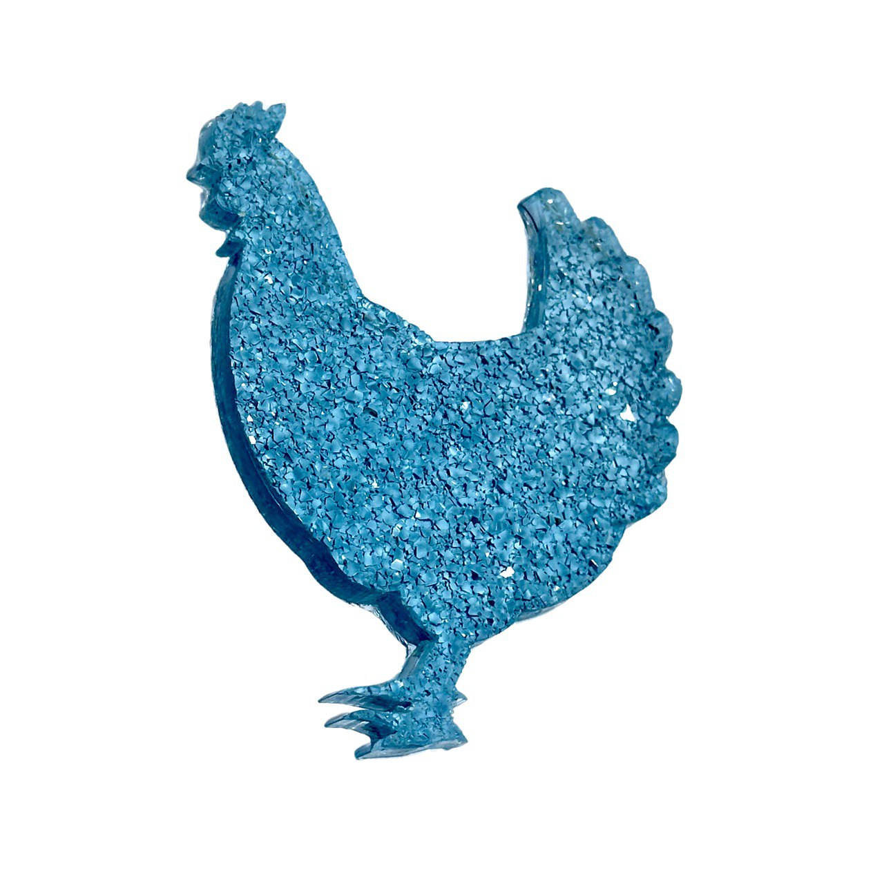 Silicone Mold for Chicken with Crystals Druzy Chicken Mold Silicone Mold Ideas Decor Shop