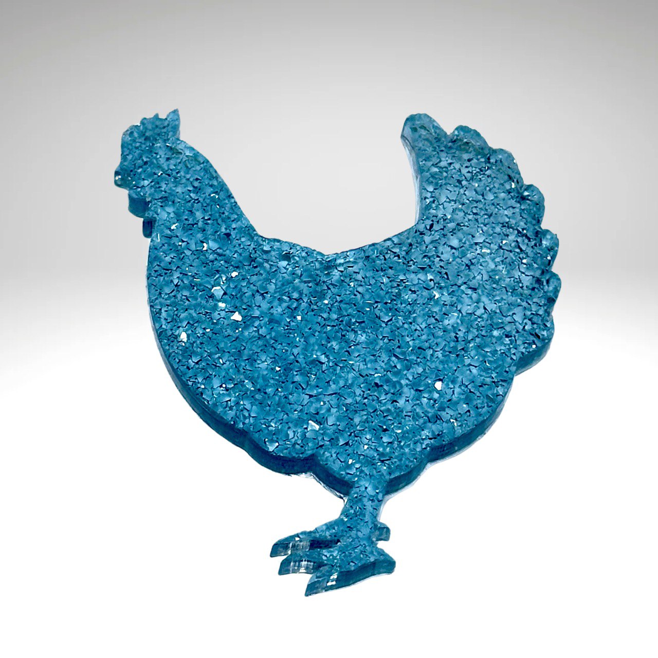 Silicone Mold for Chicken with Crystals Druzy Chicken Mold Silicone Mold Ideas Decor Shop