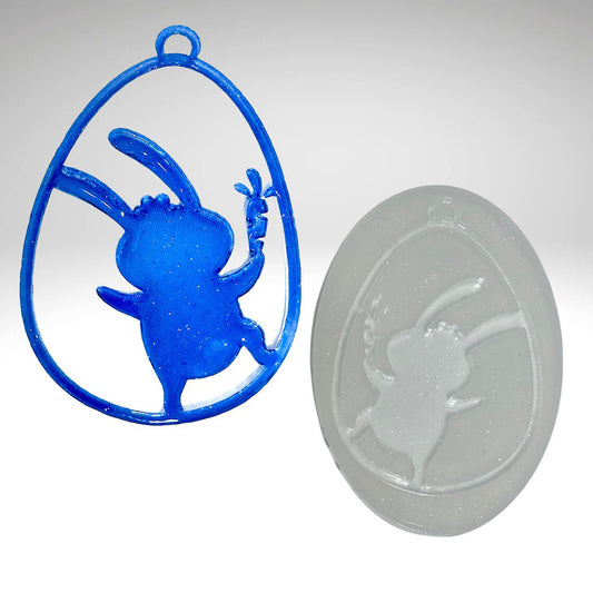 Easter Egg Silicone Mold for Resin | Pendant Jewelry Mold Silicone Mold Ideas Decor Shop
