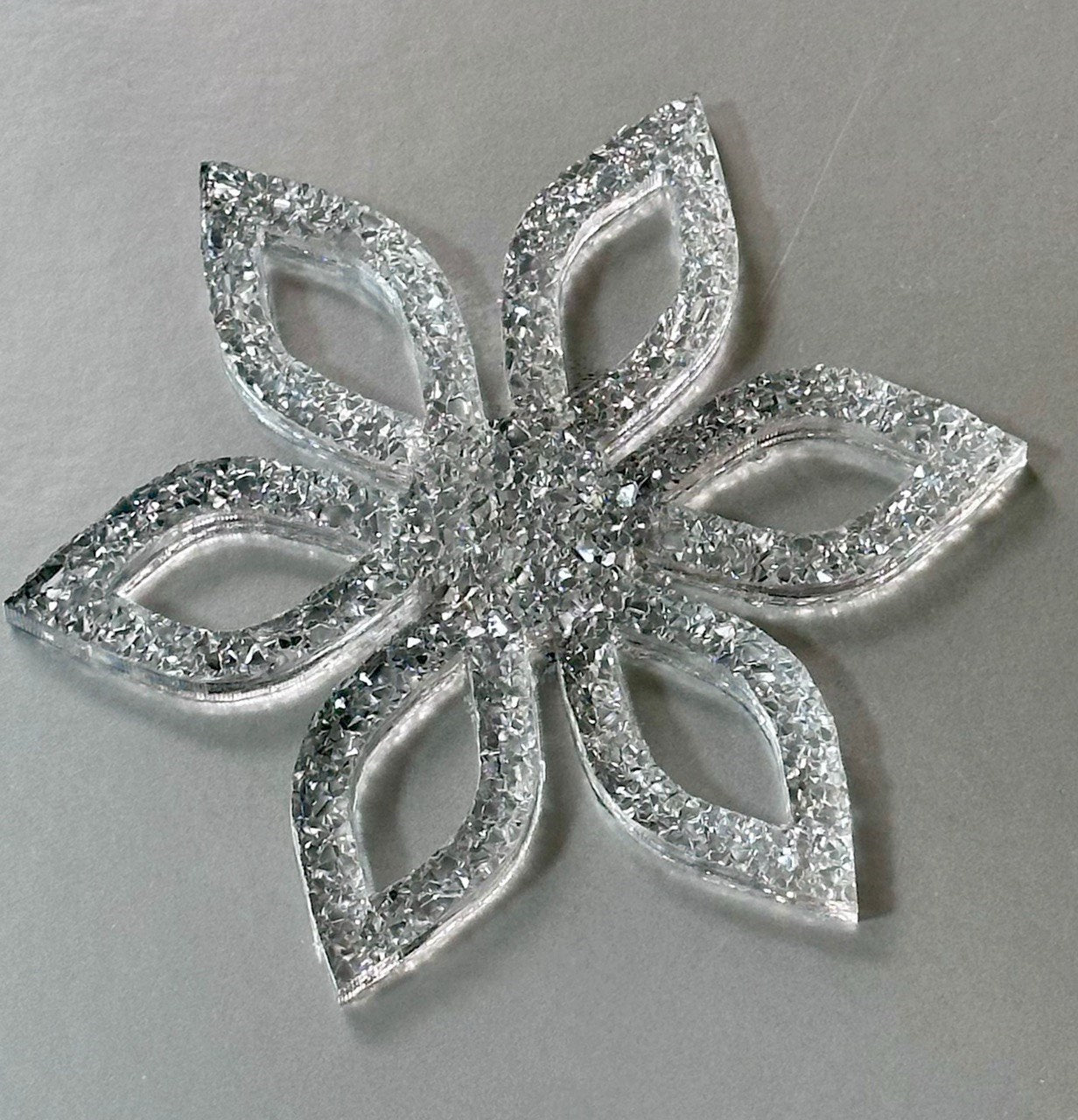 Shine Crystal Coaster Flower Resin Mold Silicone Mold Ideas Decor Shop