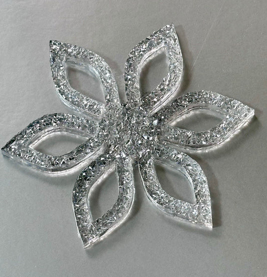 Shine Crystal Coaster Flower Resin Mold Silicone Mold Ideas Decor Shop