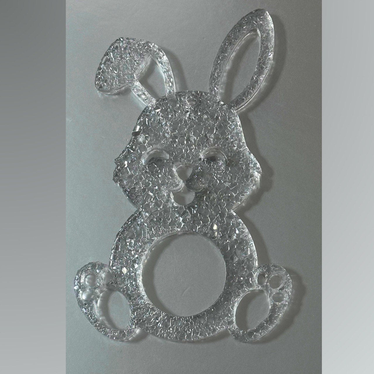 Sparkly Crystal Bunny Resin Silicone Mold for Candy Holder Silicone Mold Ideas Decor Shop