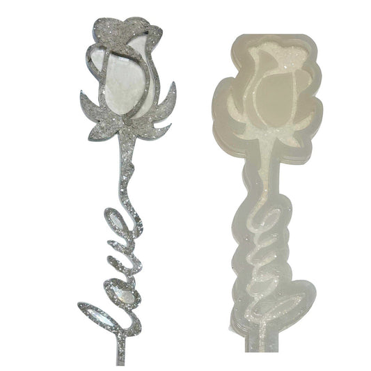 Druzy Crystal Rose Flower Silicone Mold Silicone Mold Ideas Decor Shop