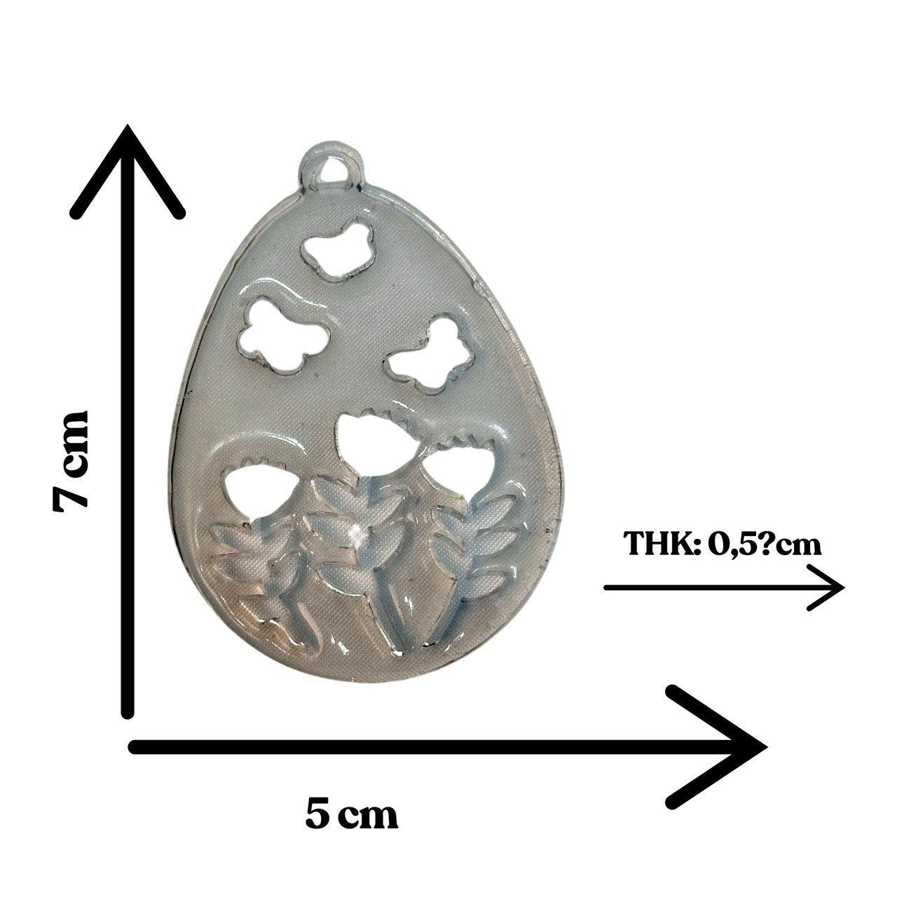 Floral Easter Egg Silicone Resin Mold for DIY Crafts Silicone Mold Ideas Decor Shop