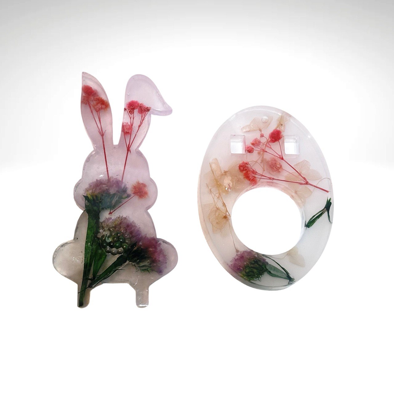 Easter Bunny Silicone Mold for Freestanding Egg Holder Silicone Mold Ideas Decor Shop