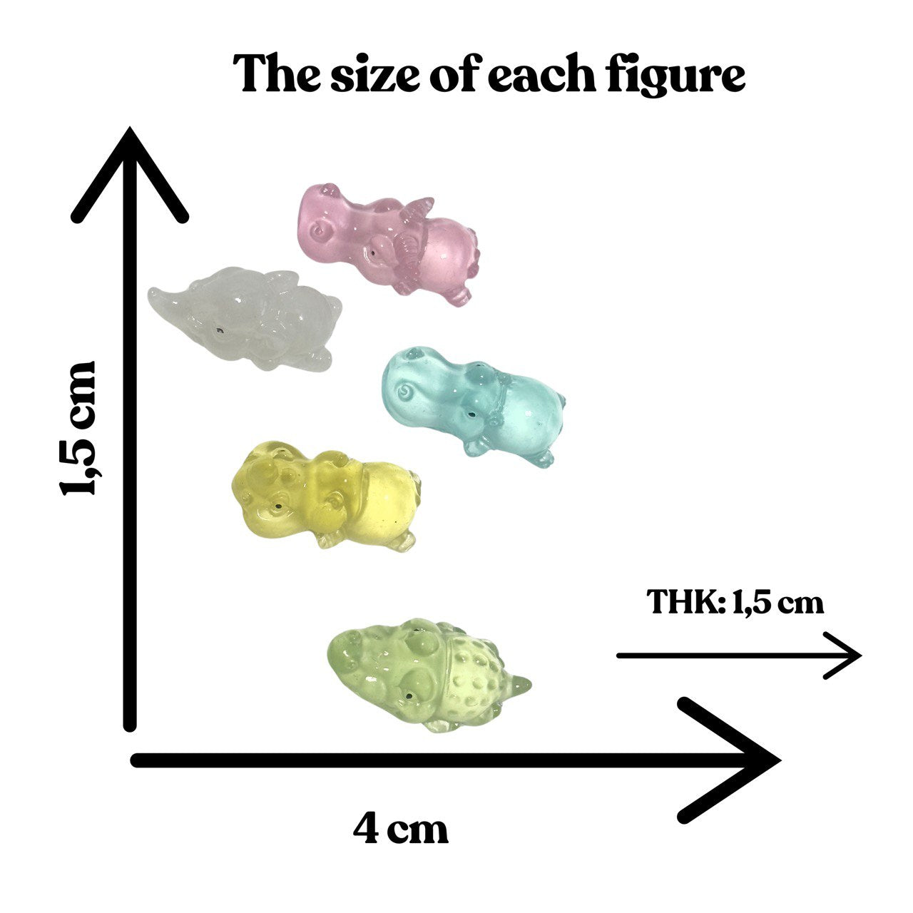 Cute Handmade Resin Crafts with Glossy Finish - Small Animal Decor Mold