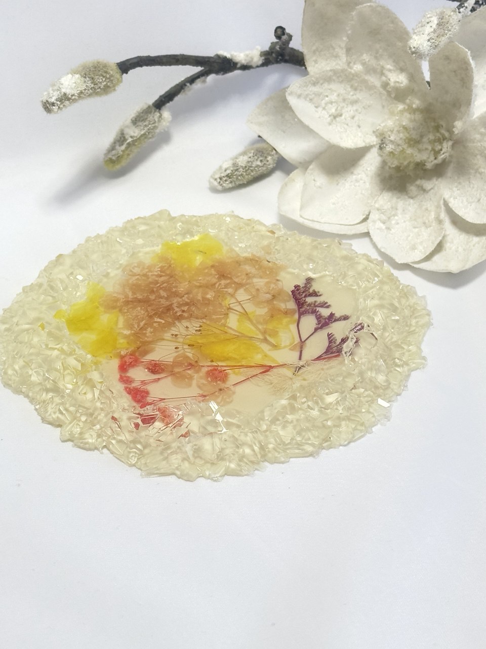 Silicone Mold for Modern Crystal Edged Tray