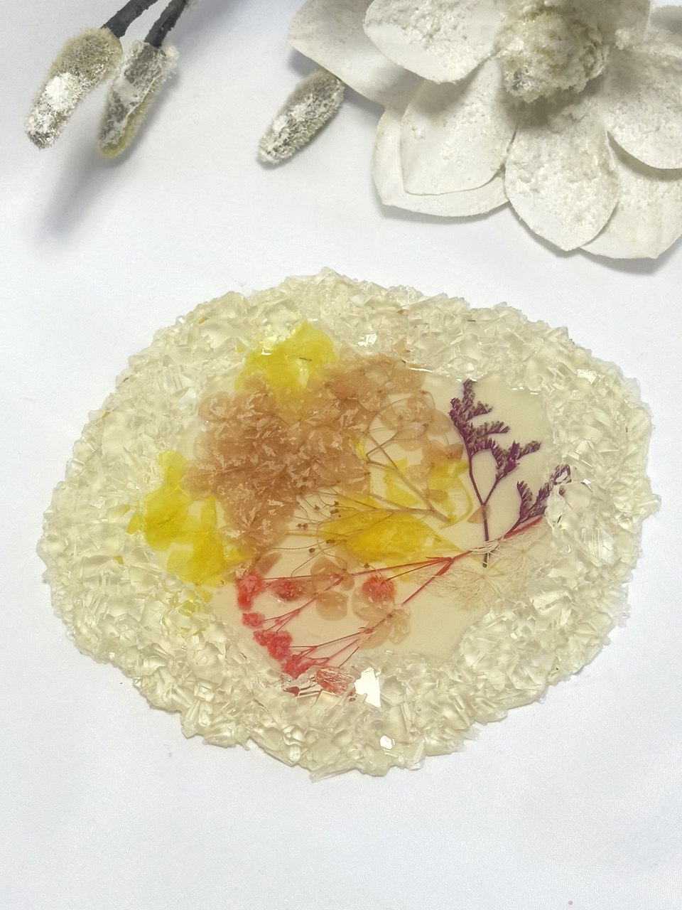 Silicone Mold for Modern Crystal Edged Tray