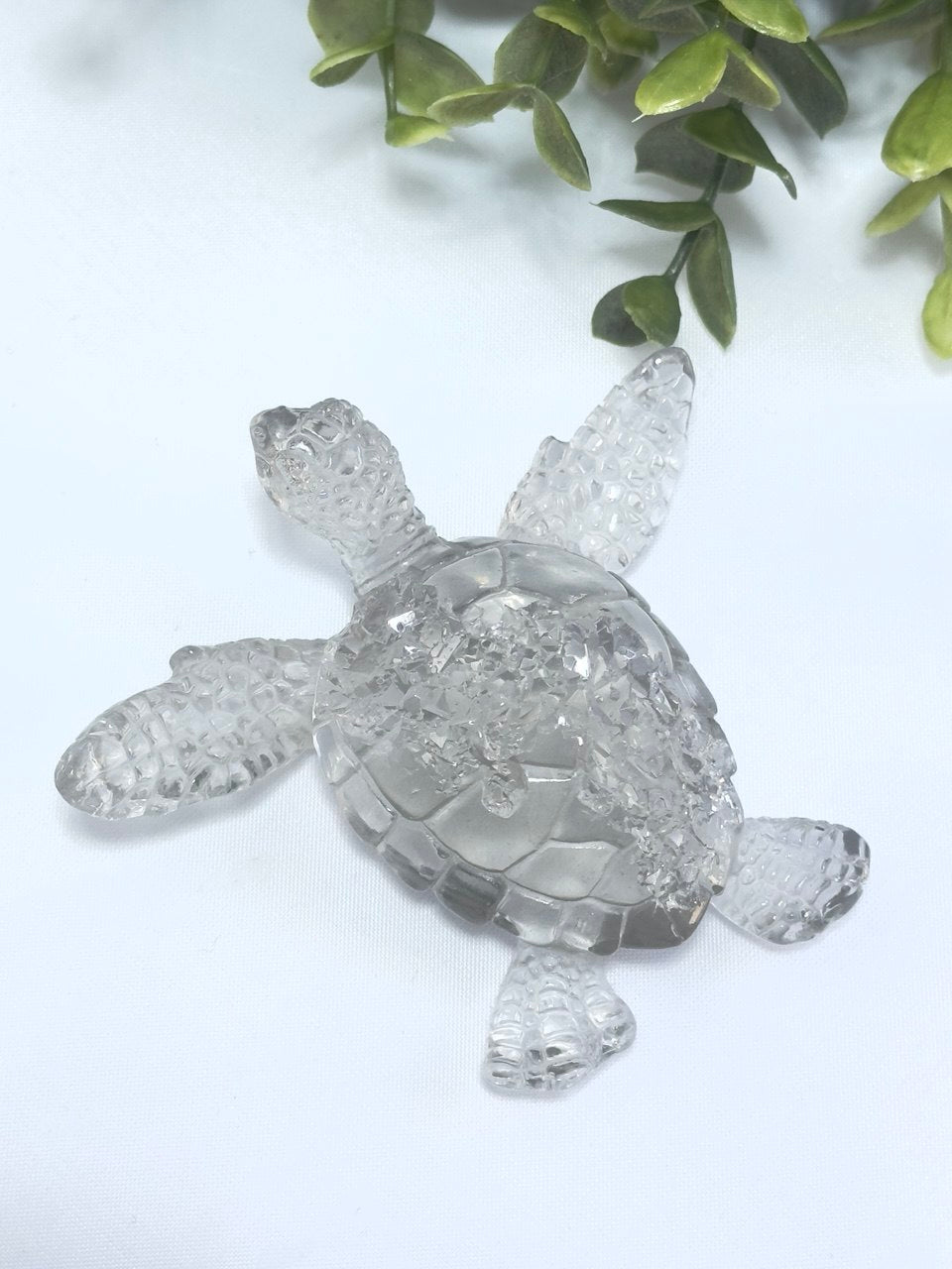 Crystal Druzy Turtle Silicone Mold Jewelry Keychain Making Supply Resin Silicone Mould for Gemstone Inspired Art