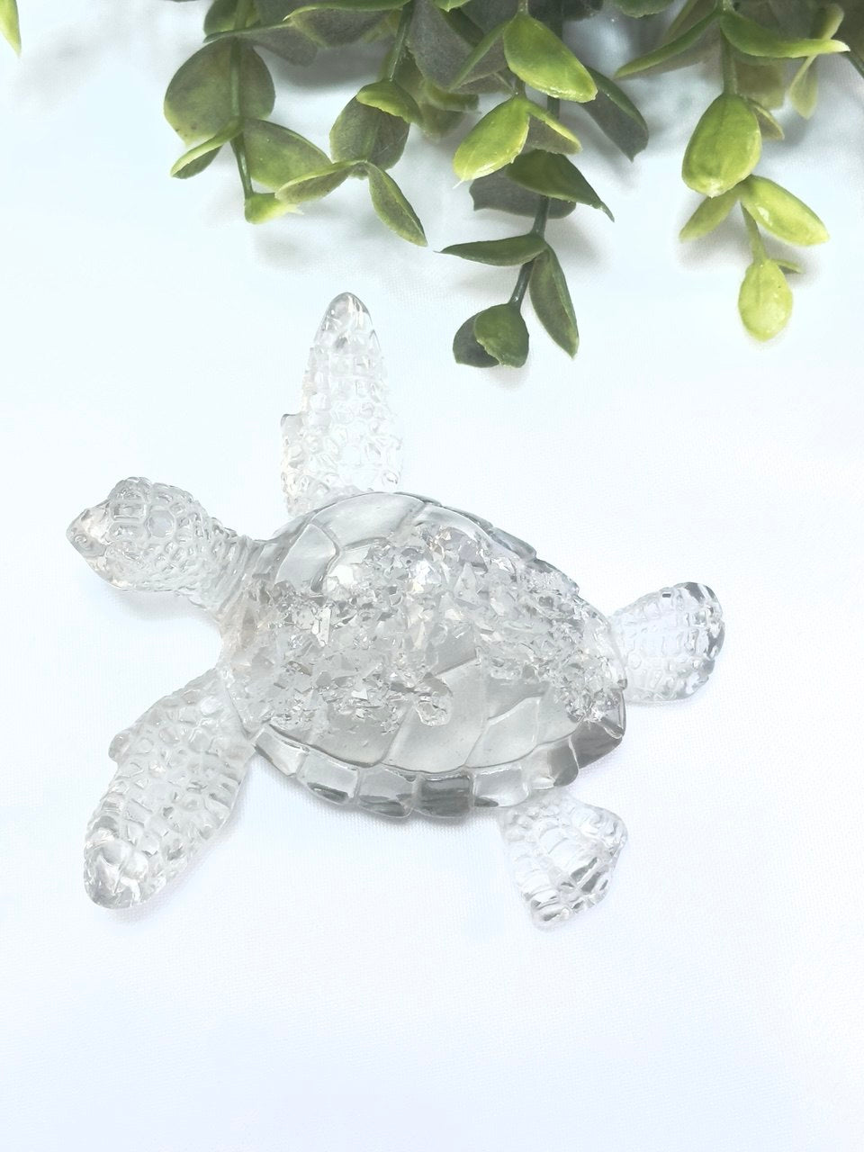 Crystal Druzy Turtle Silicone Mold Jewelry Keychain Making Supply Resin Silicone Mould for Gemstone Inspired Art