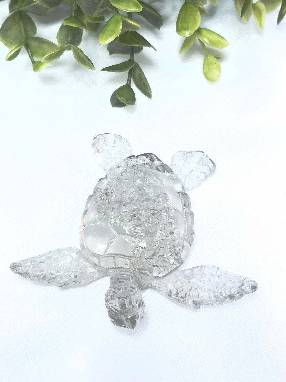 Crystal Druzy Turtle Silicone Mold Jewelry Keychain Making Supply Resin Silicone Mould for Gemstone Inspired Art