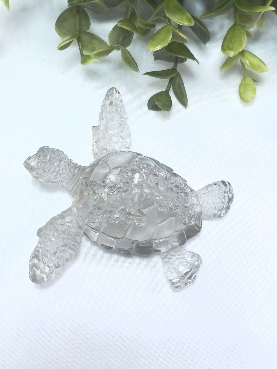 Crystal Druzy Turtle Silicone Mold Jewelry Keychain Making Supply Resin Silicone Mould for Gemstone Inspired Art