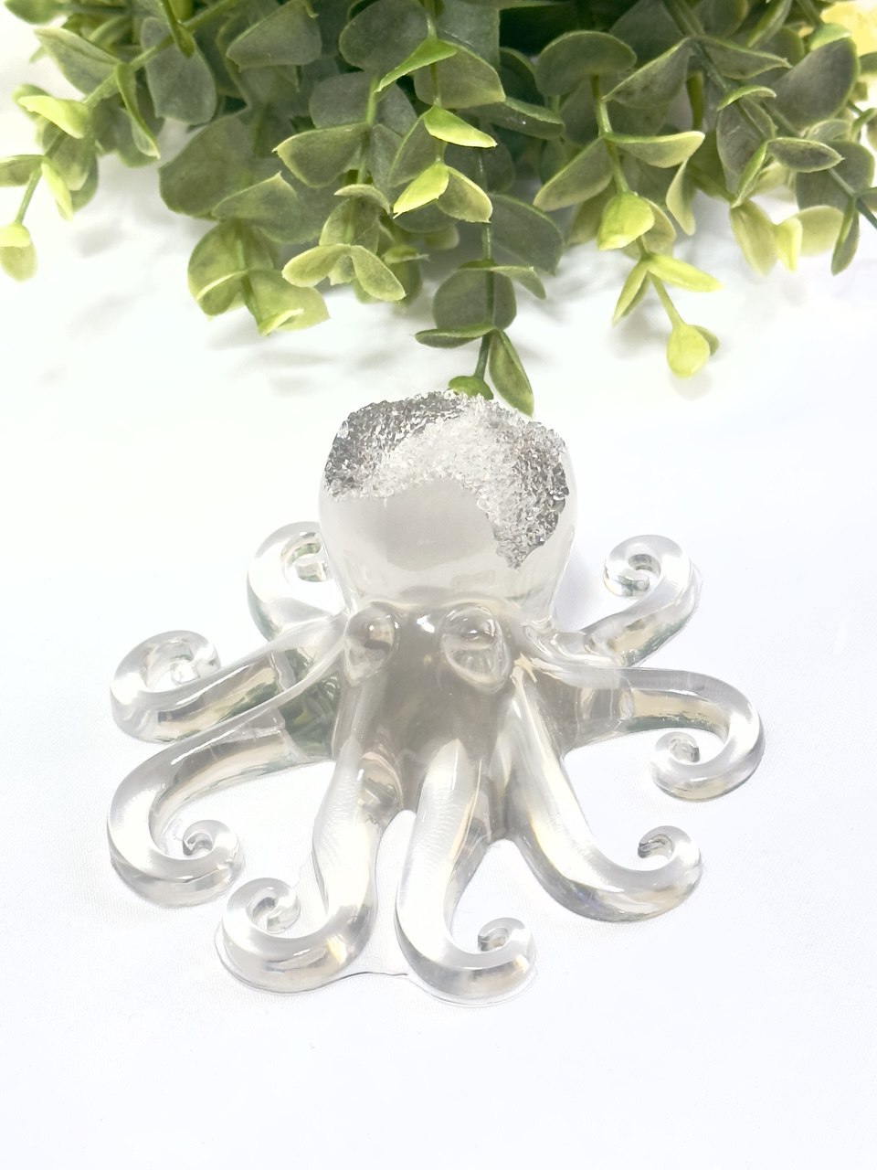 Crystal Druzy Octopus Silicone Mold for Resin Crafts and Jewelry Design