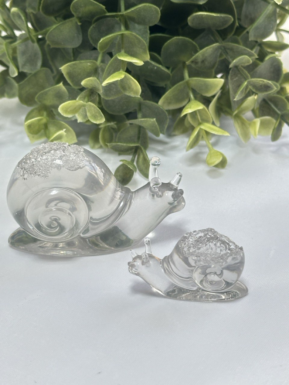 Druzy Snail Silicone Mold - Set of 2 Resin Art Molds for Crystal and Epoxy Ornaments