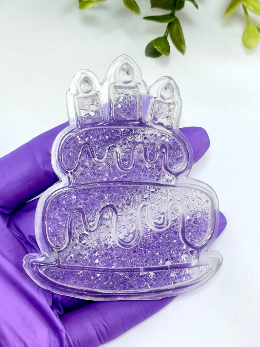 Crystal Druzy Cake Gift Silicone Mold - Resin Art Supplies - Crystal Design Cake Gift