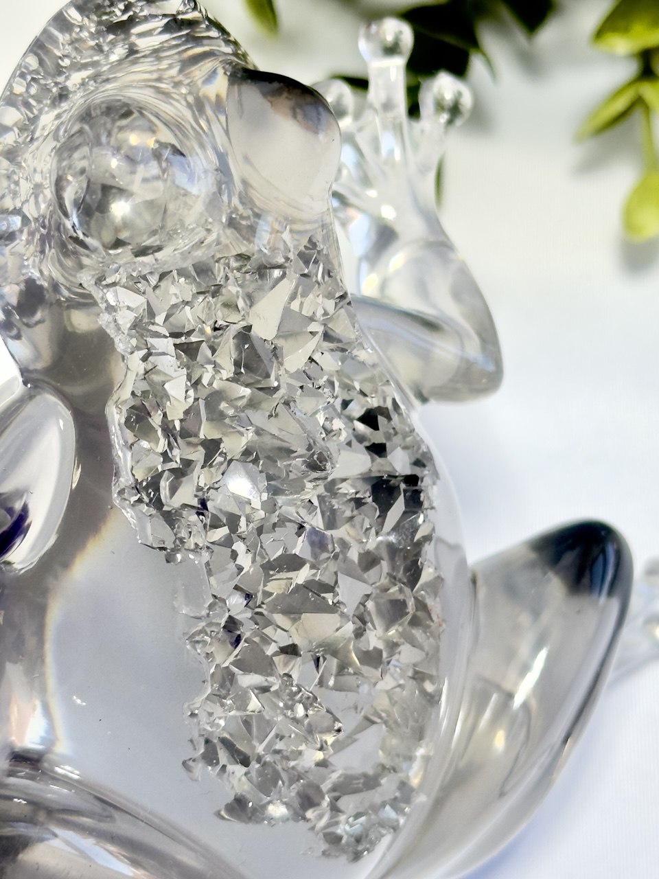 Crystal Druzy Frog Mold - DIY Resin Decoration Supply for Gemstone Crafts