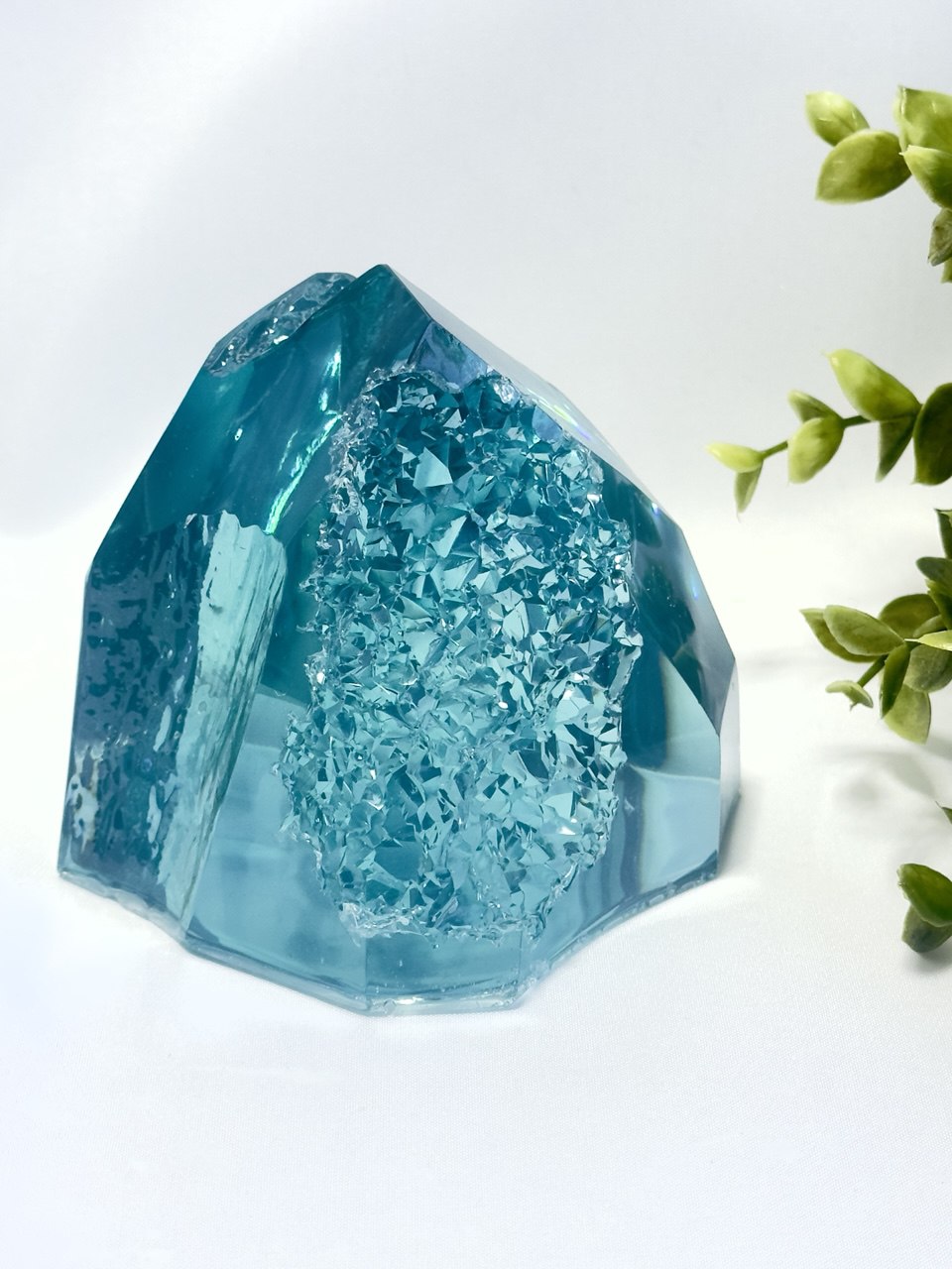 Sparkling Geode Resin Mold - XL Silicone for Stunning Candle Decor and Crafts
