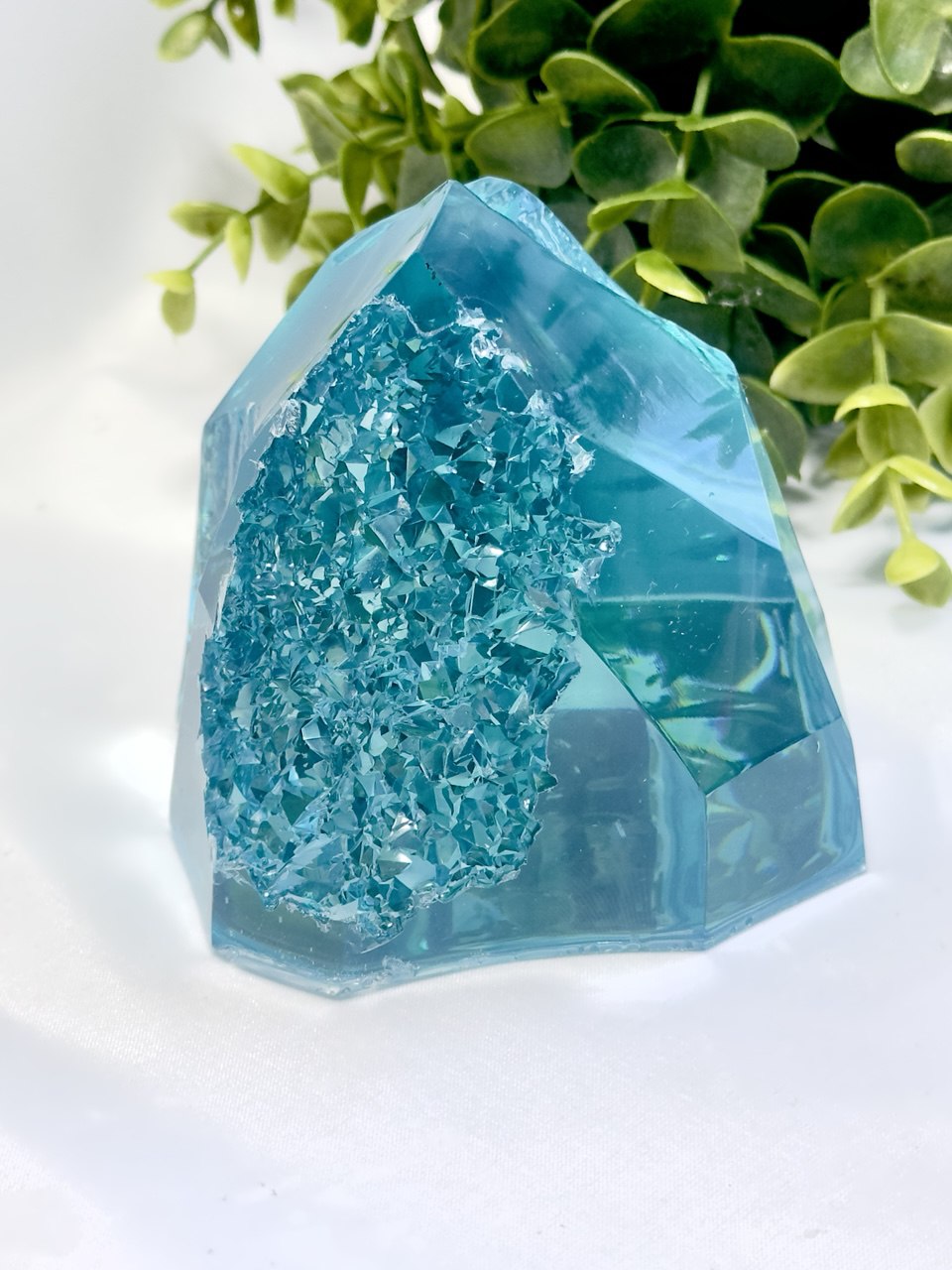 Sparkling Geode Resin Mold - XL Silicone for Stunning Candle Decor and Crafts