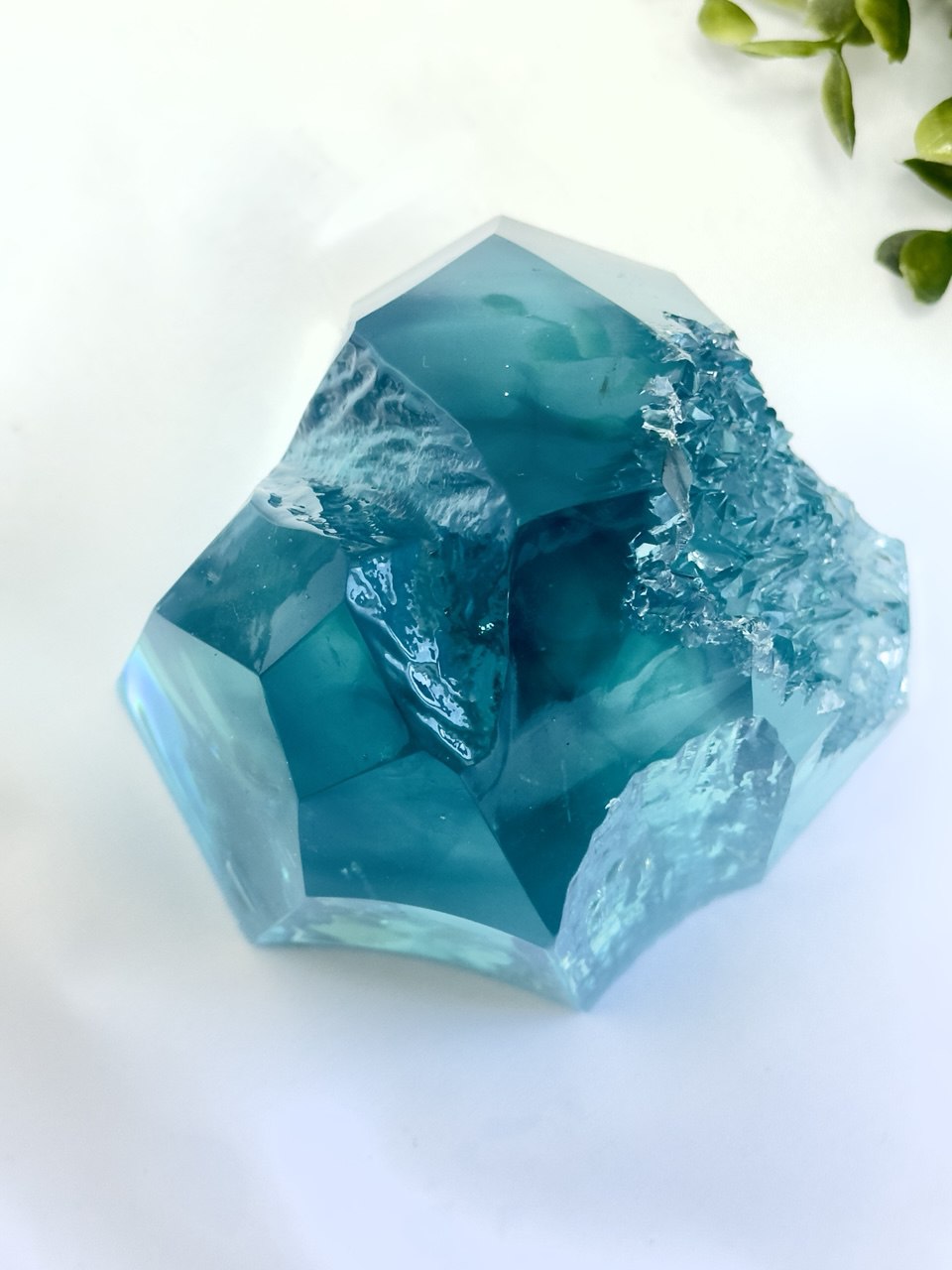 Sparkling Geode Resin Mold - XL Silicone for Stunning Candle Decor and Crafts