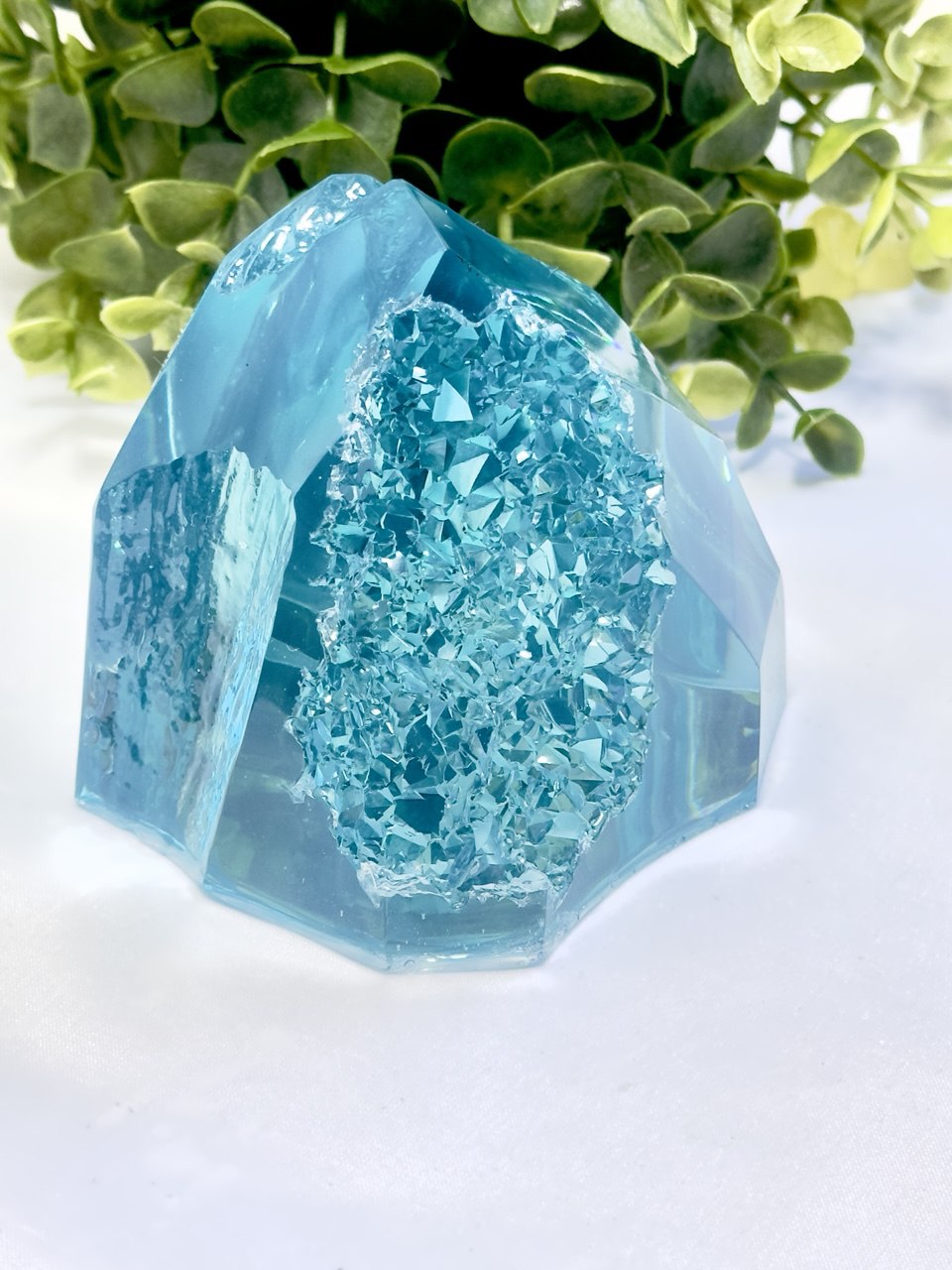 Sparkling Geode Resin Mold - XL Silicone for Stunning Candle Decor and Crafts