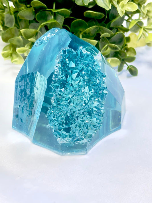 Sparkling Geode Resin Mold - XL Silicone for Stunning Candle Decor and Crafts