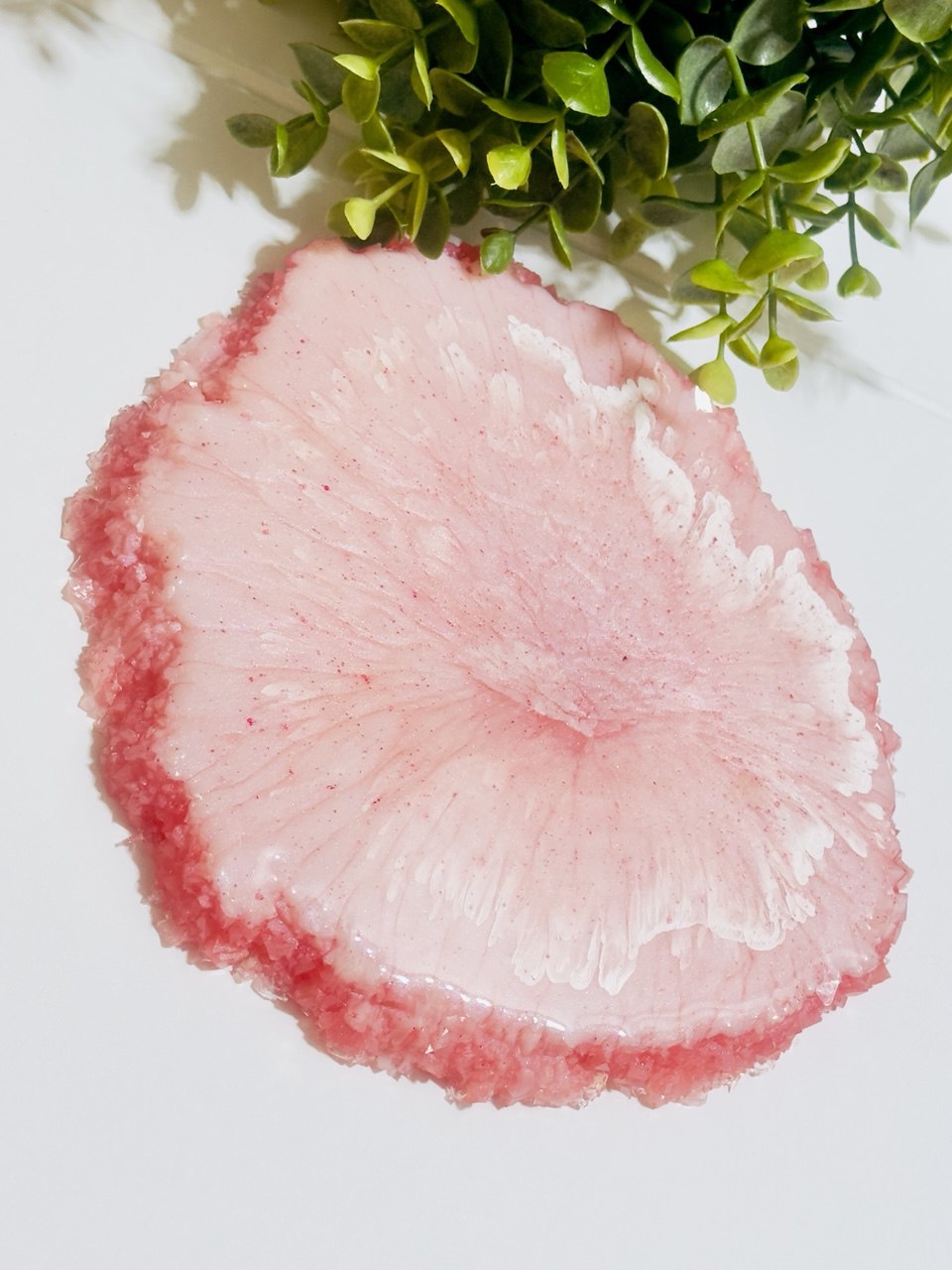 Irregular Resin Tray Mold with Crystal Edges - Silicone Craft Form for Chic Serving Platters - Ideas Decor Shop