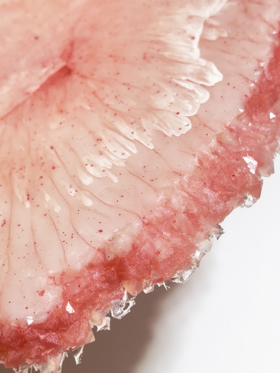 Irregular Resin Tray Mold with Crystal Edges - Silicone Craft Form for Chic Serving Platters