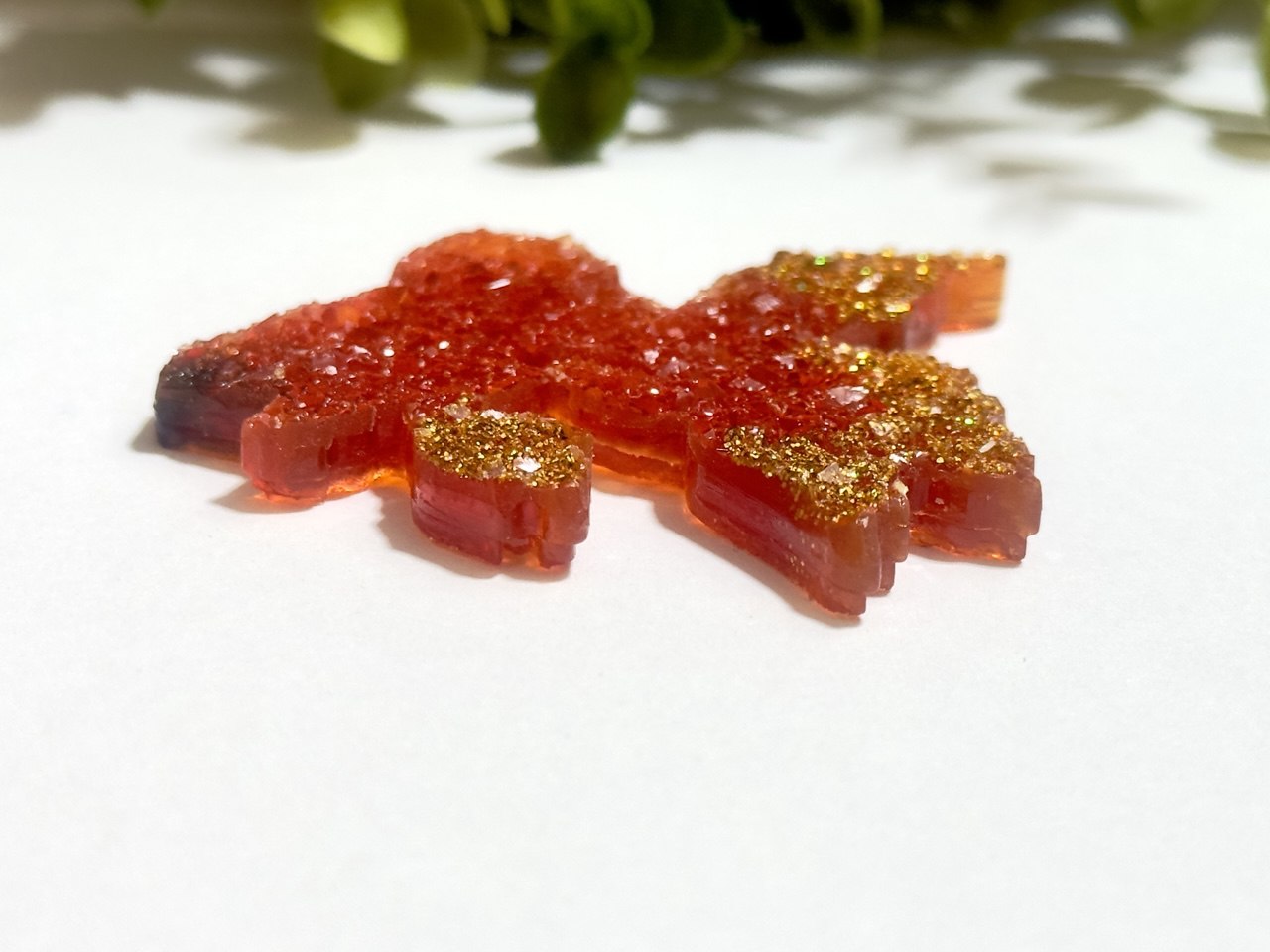 Sparkling Goldfish Pendant Resin Mold for DIY Crystal Jewelry Making
