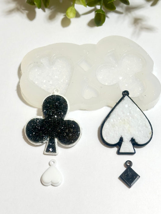 Crystal Druzy Mold Kit for Making Unique Resin Jewelry - DIY Earrings and Pendant Designs