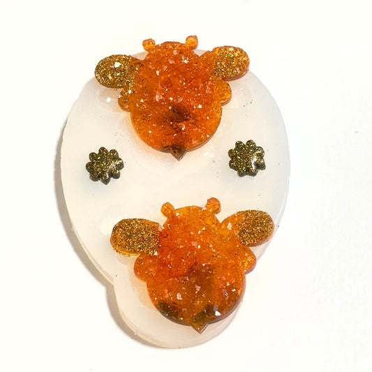 Cute Crystal Druzy Bees Kit for Making Unique Resin Jewelry