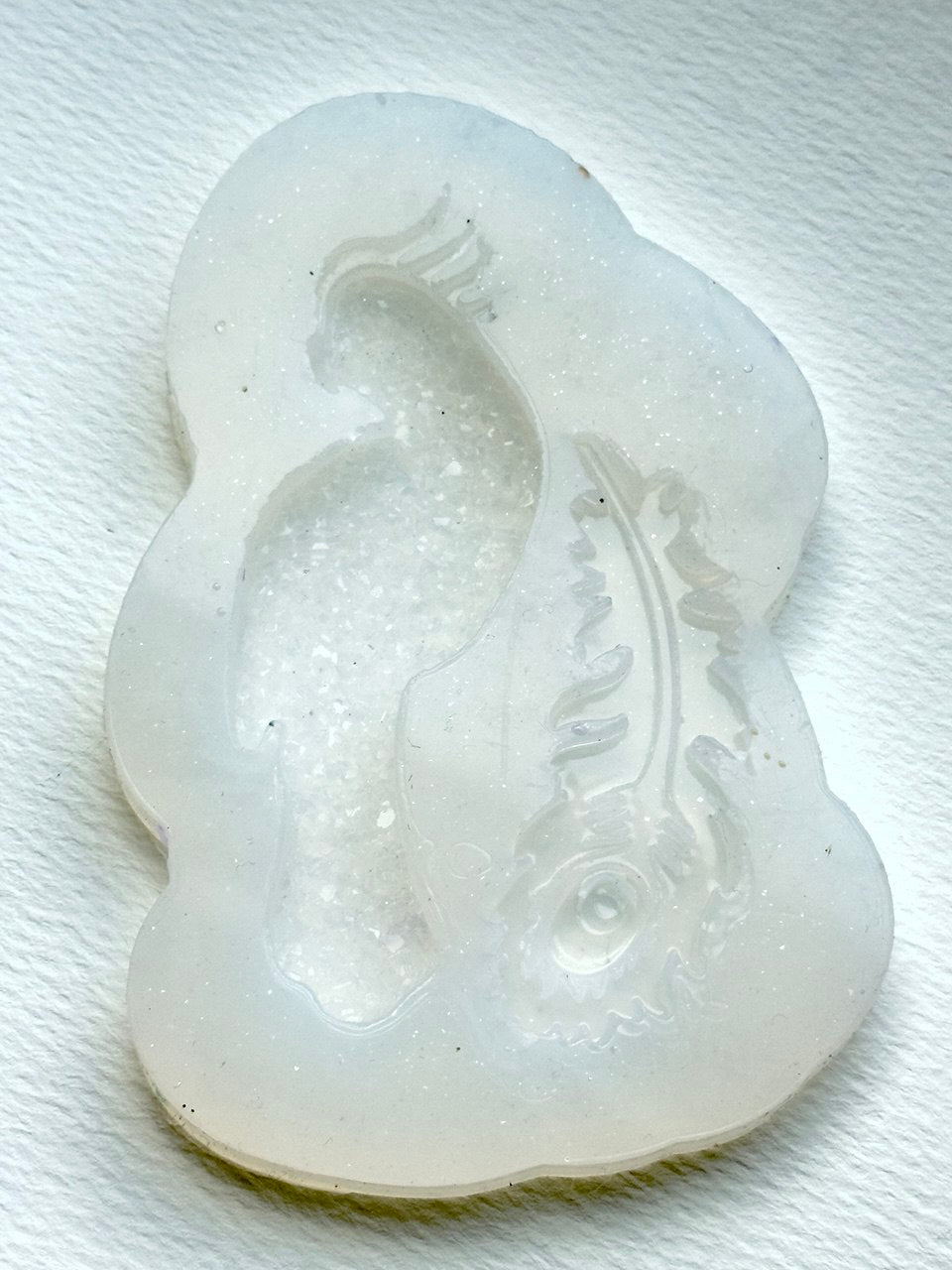 Crystal Resin Mold Set - Feather and Parrot Pendant Silicone Mold Kit