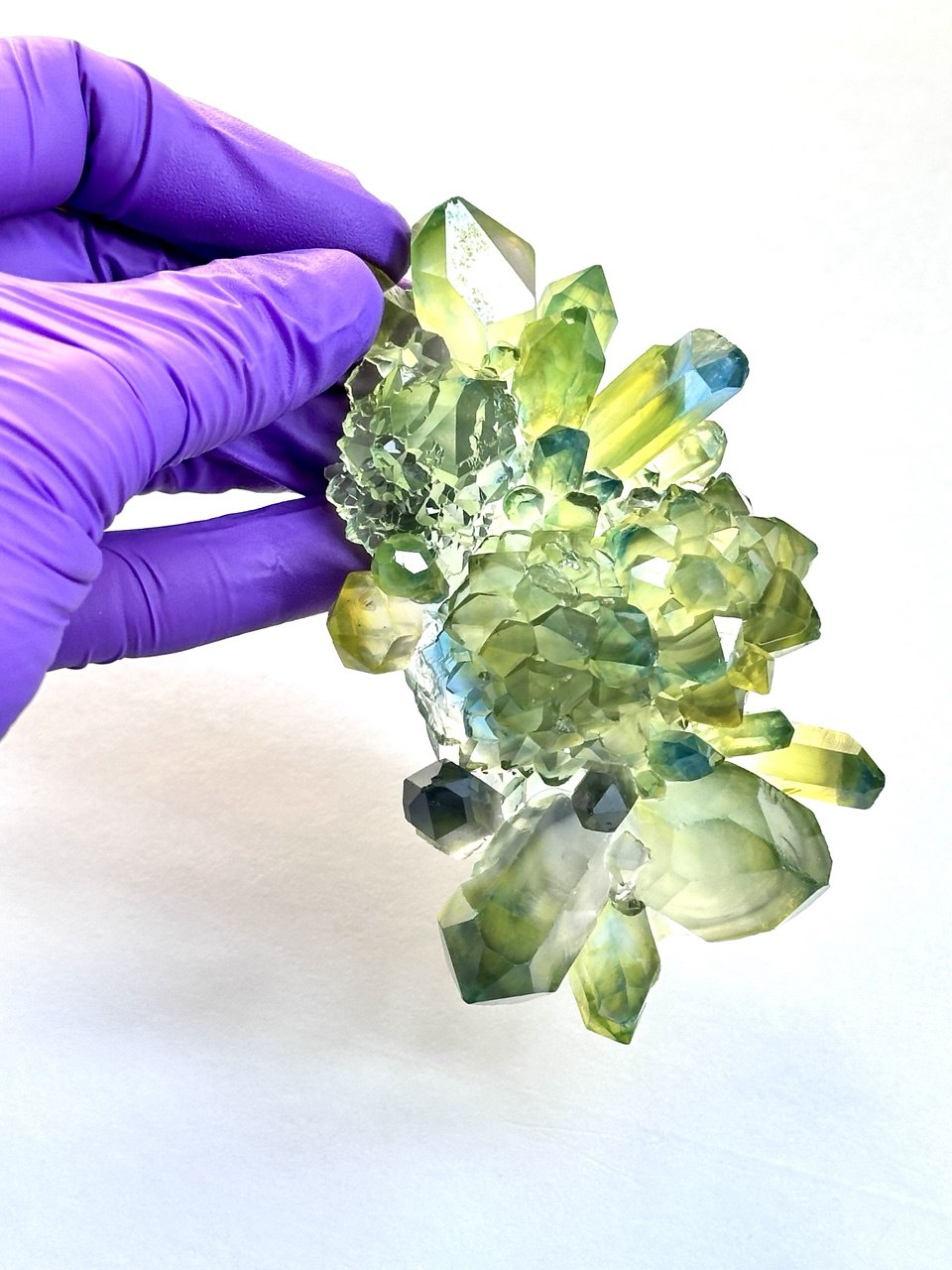 Druzy Crystal Stone Druse Mould Cluster Mold - Large Size Geode Crystal Cluster Silicone Mold