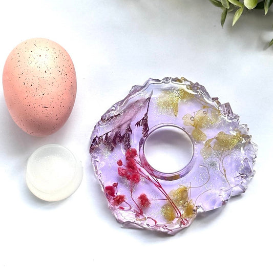 Silicone Easter Egg Sleeve - Insert Mold for Resin, Plaster, Gesmonite