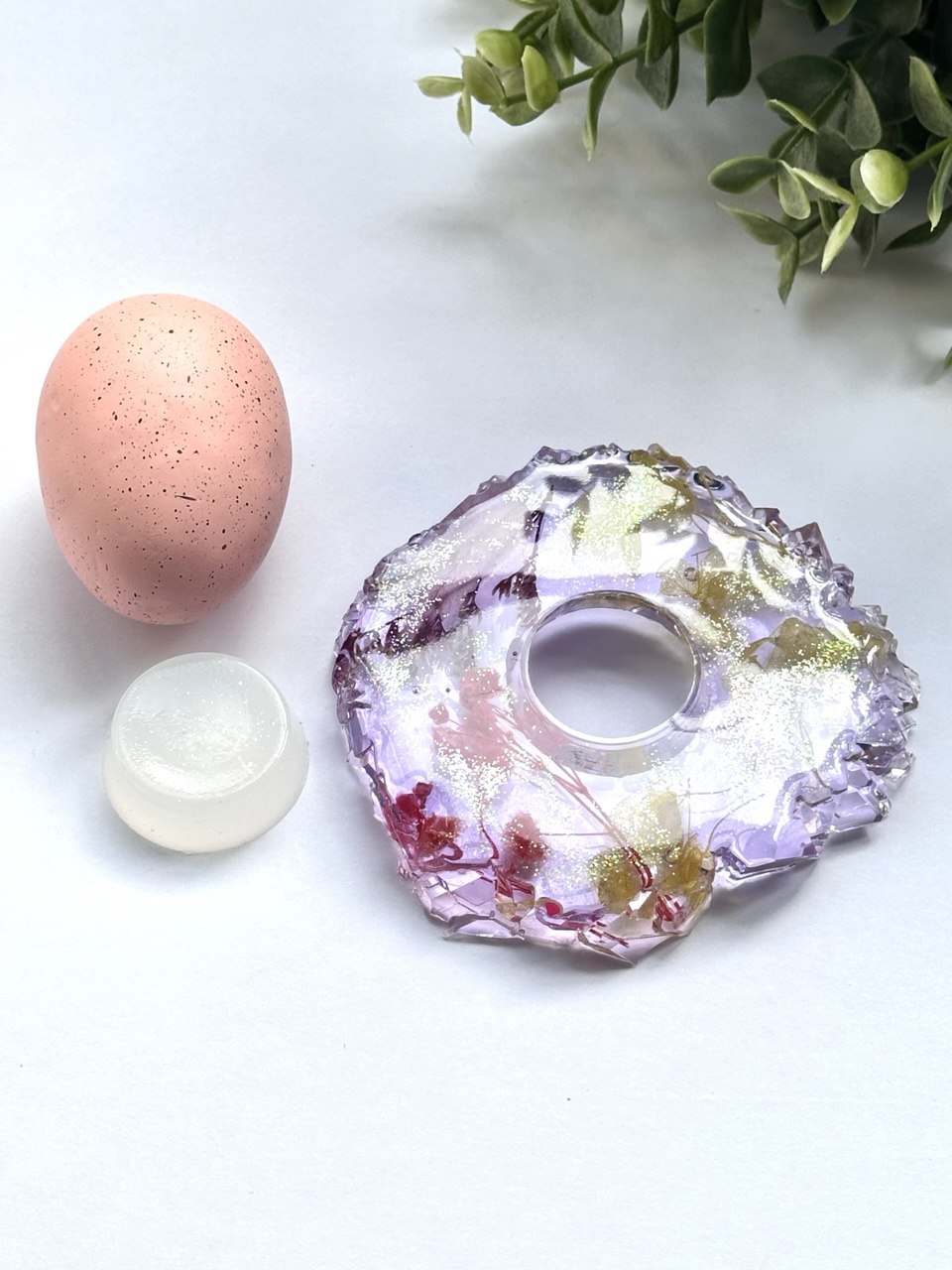 Silicone Easter Egg Sleeve - Insert Mold for Resin, Plaster, Gesmonite