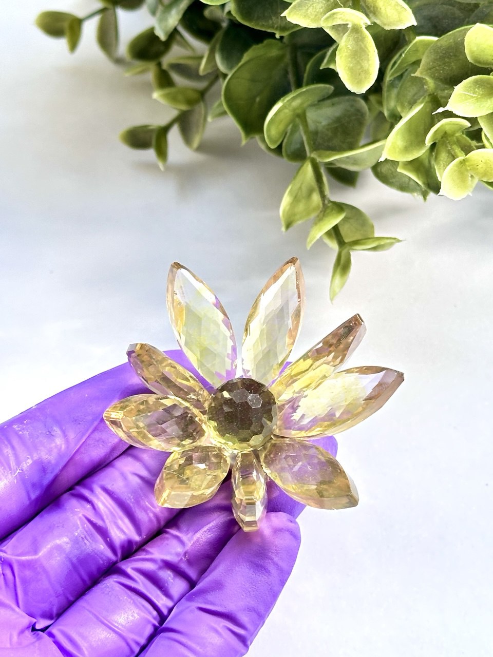 Elegant Crystal Flower Resin Mold for DIY Crafts, Delicate Floral Silicone Mold