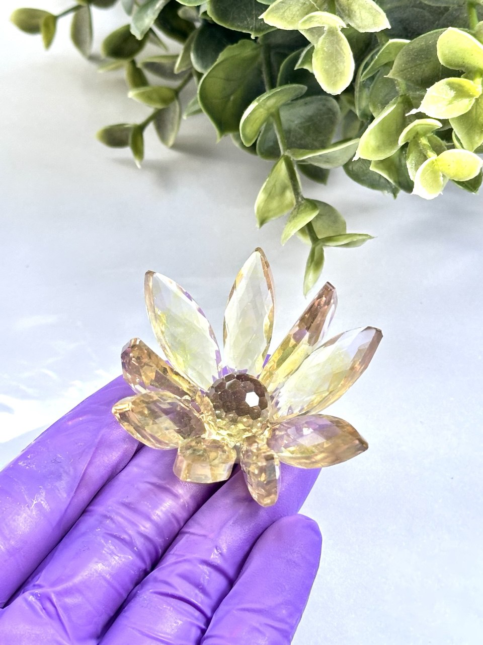 Elegant Crystal Flower Resin Mold for DIY Crafts, Delicate Floral Silicone Mold