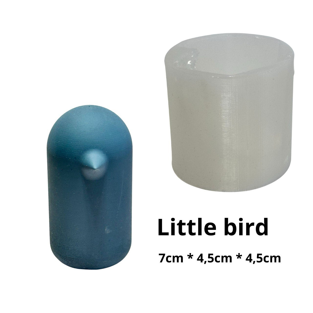 Cute Birds Silicone Mold - Home Decoration Bird Mold for Cement, Resin, jesmonite