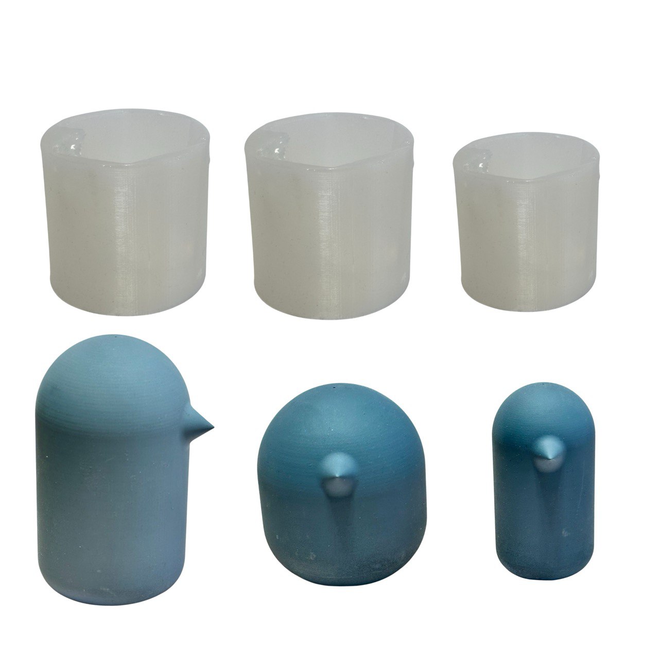 Cute Birds Silicone Mold - Home Decoration Bird Mold for Cement, Resin, jesmonite