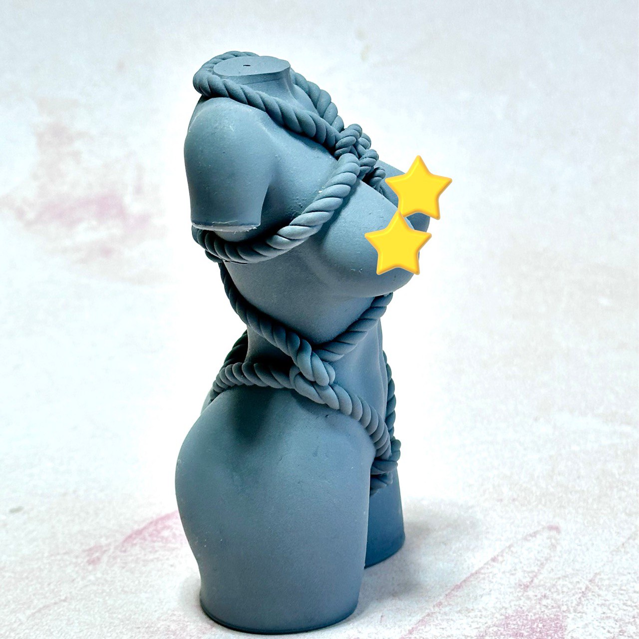 Female Body Candle Silicone Mold - Woman Bust Resin Mold - Goddess Torso Candle Making Supply