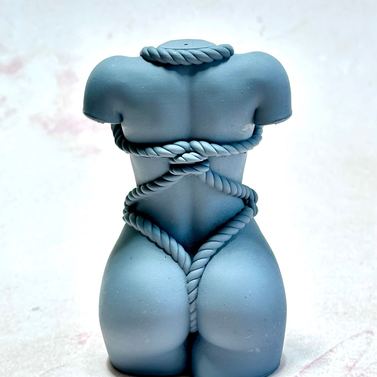 Female Body Candle Silicone Mold - Woman Bust Resin Mold - Goddess Torso Candle Making Supply