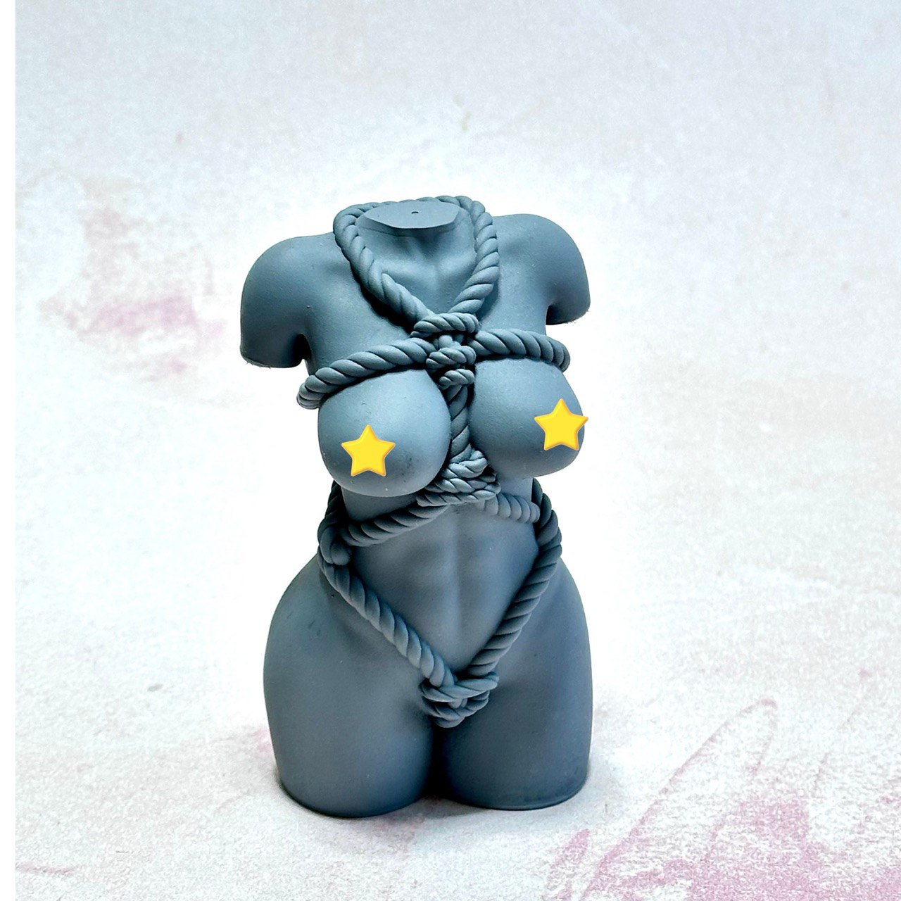 Female Body Candle Silicone Mold - Woman Bust Resin Mold - Goddess Torso Candle Making Supply