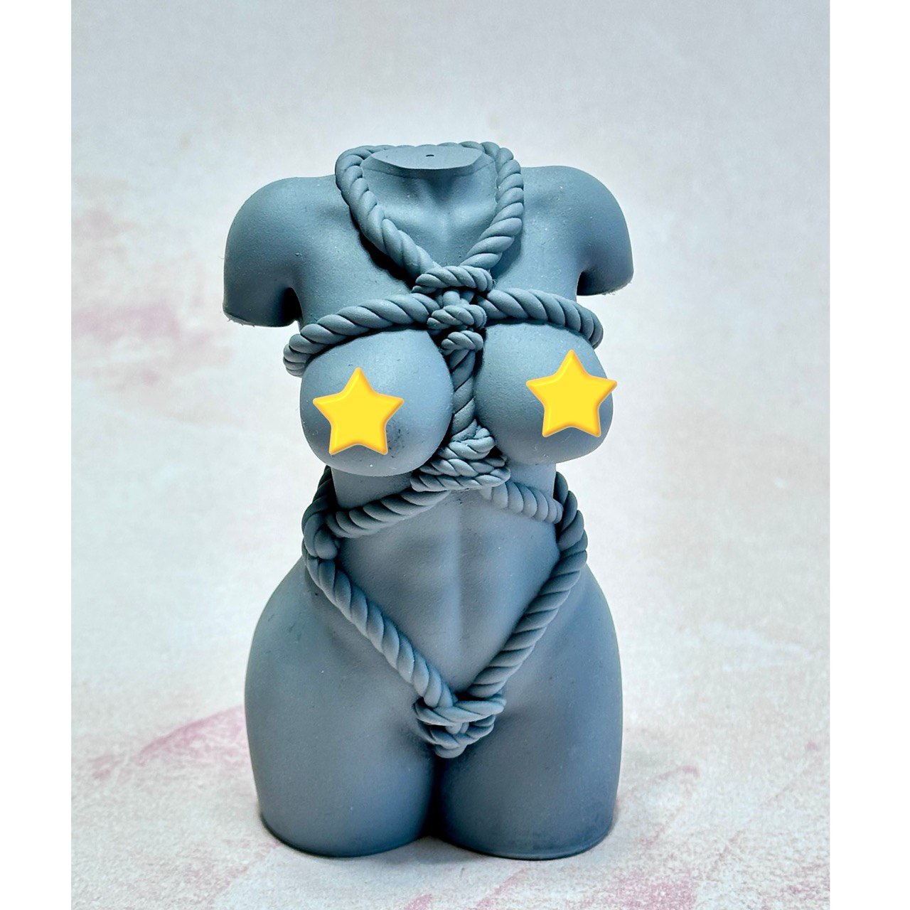 Female Body Candle Silicone Mold - Woman Bust Resin Mold - Goddess Torso Candle Making Supply
